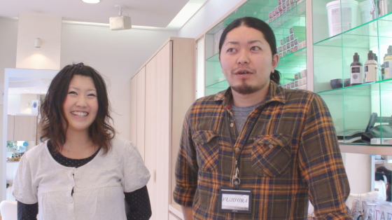 男前の店長様と笑顔がキュートなスタッフ様